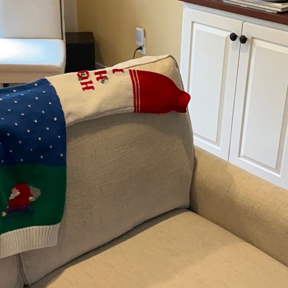 Heartstrings Cardigan Christmas Sweater, Size 14, Machine Wash, Christmas Themes - Picture 5 of 6